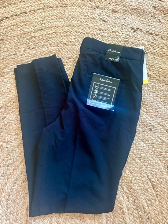 Robert Graham Other - NWT Robert Graham Men's Navy Blue Stretch Performance Dress Pants 32x30
